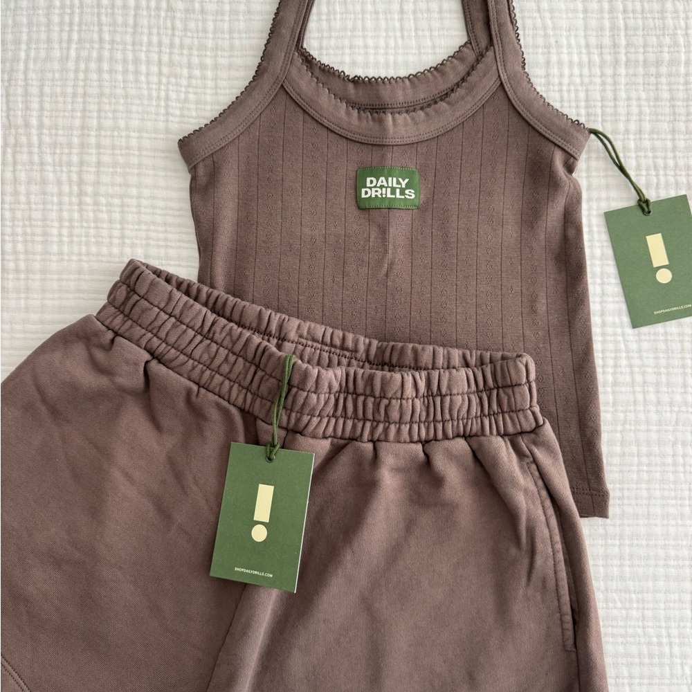 Daily Drills Brown Women Shorts